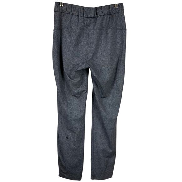 Lululemon On The Fly Pant Heathered Black Women's Sz 4 Excellent Used Condition - Picture 5 of 10